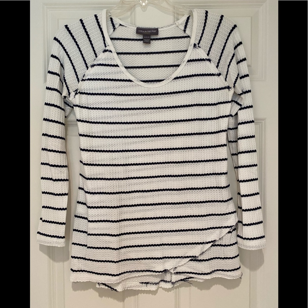 A Pea in the Pod long sleeve maternity top - S